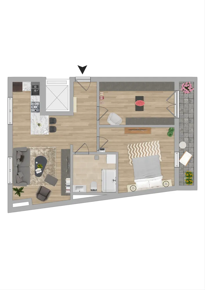 4 Zimmer Wohnung mit 74 m² in Oberhausen – Bild 8