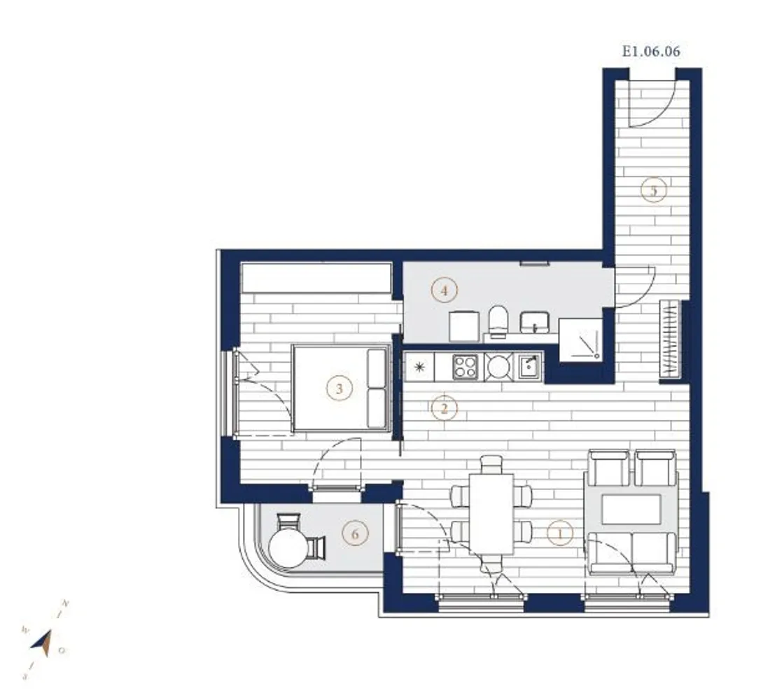 2 Zimmer Wohnung mit 59 m² in Frankfurt am Main – Bild 9