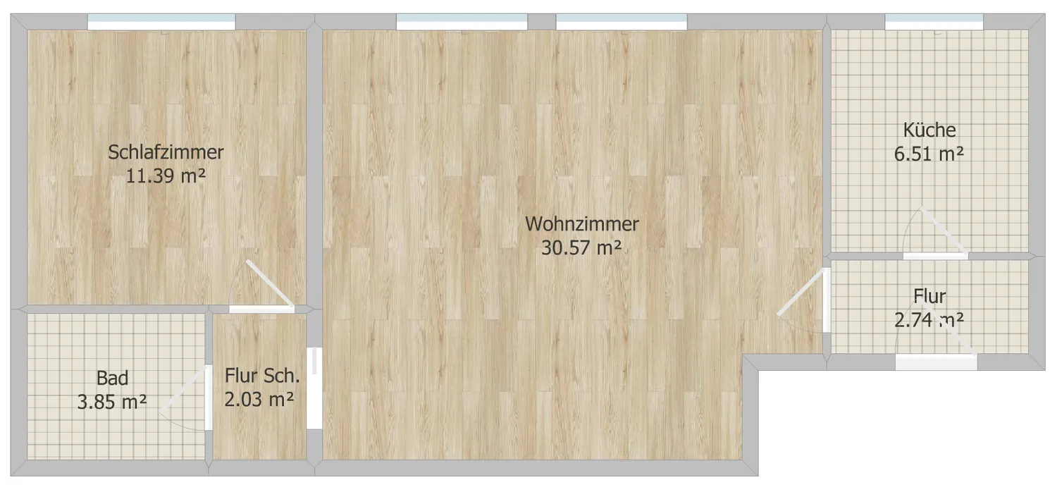 2 Zimmer Wohnung mit 57 m² in Bayreuth – Bild 6