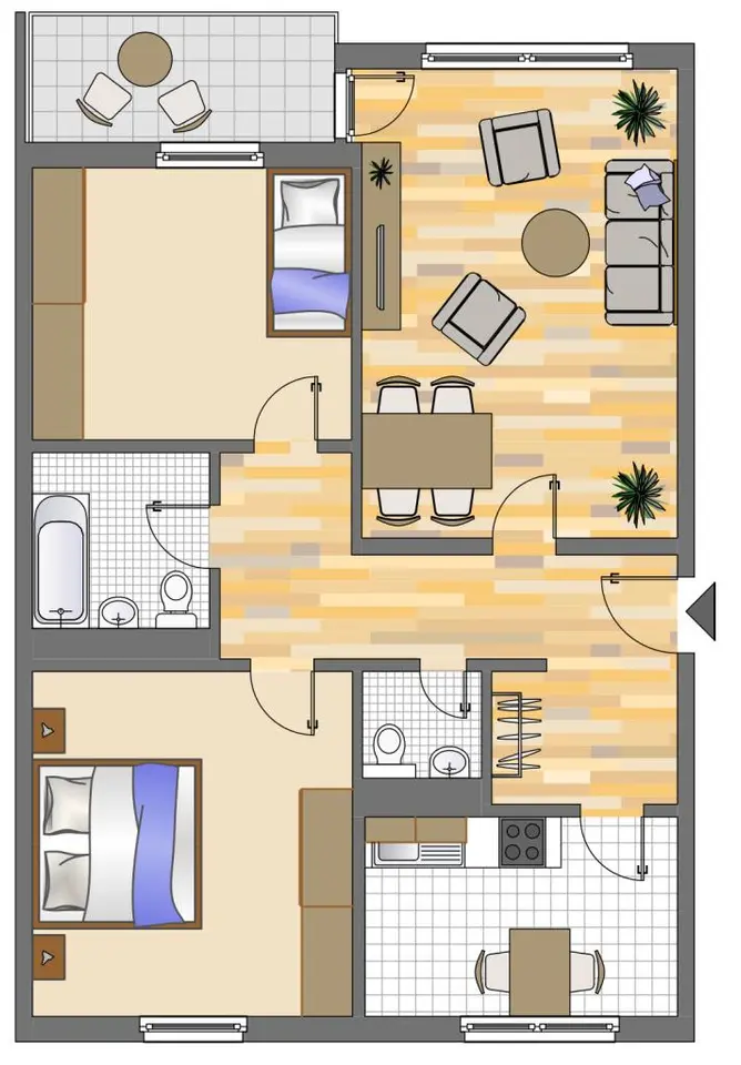 3 Zimmer Wohnung mit 79 m² in Ratingen – Bild 4