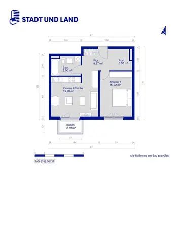 2 Zimmer Wohnung mit 55 m² in Berlin – Bild 12