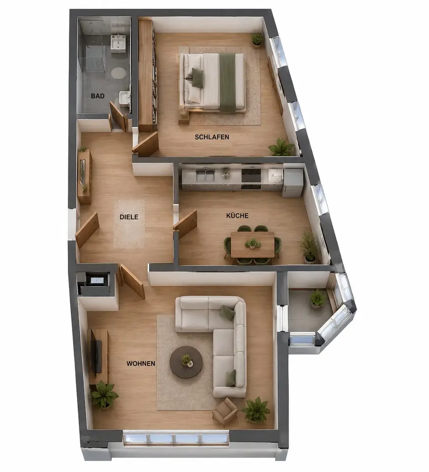 Studio mit 50 m² in Eisenach – Bild 9