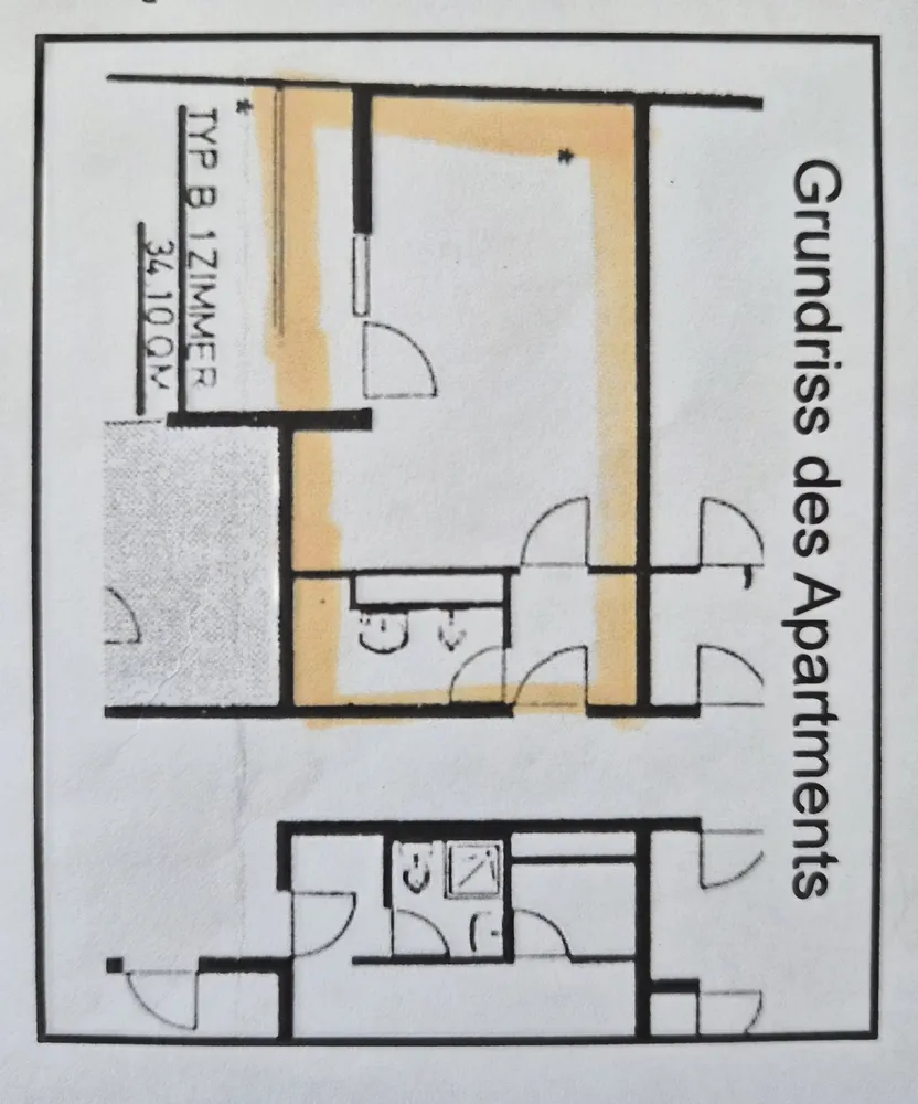 1 Zimmer Wohnung mit 34 m² in Augsburg – Bild 4