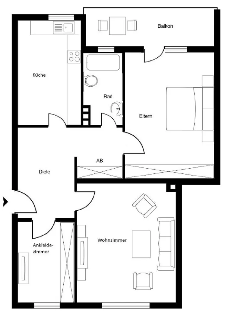 4 Zimmer Wohnung mit 70 m² in Bochum – Bild 10