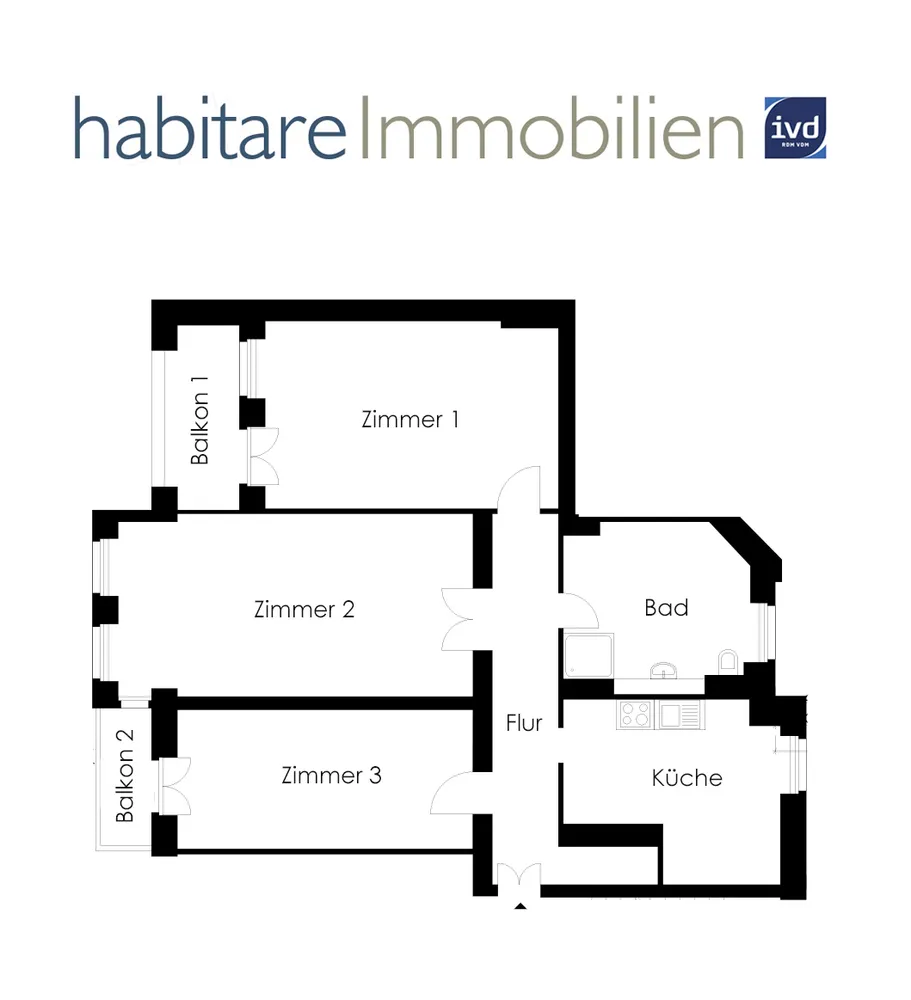 3 room apartment with 102 m² in Berlin – Photo 3