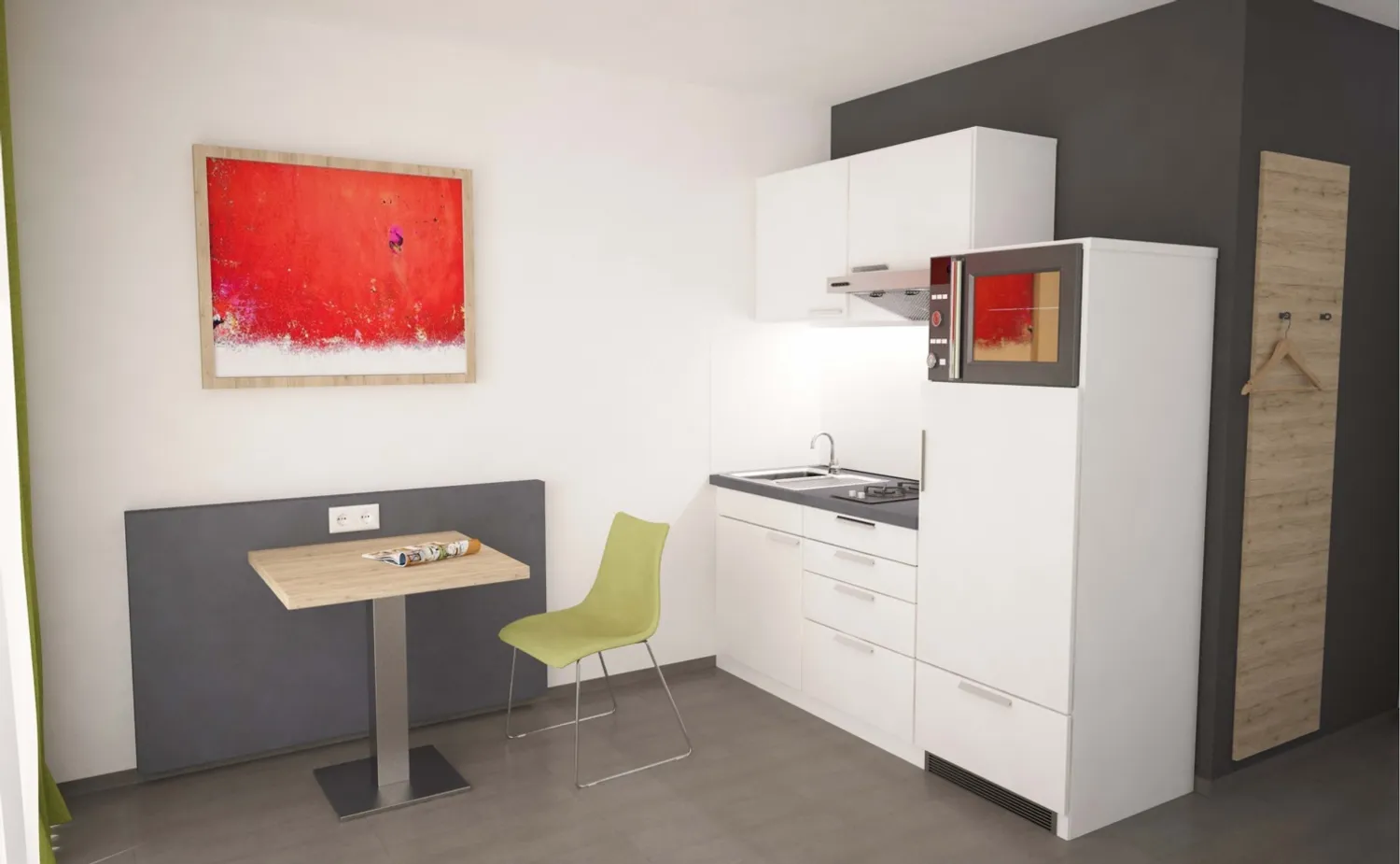 1 Zimmer Wohnung mit 27 m² in München – Bild 3