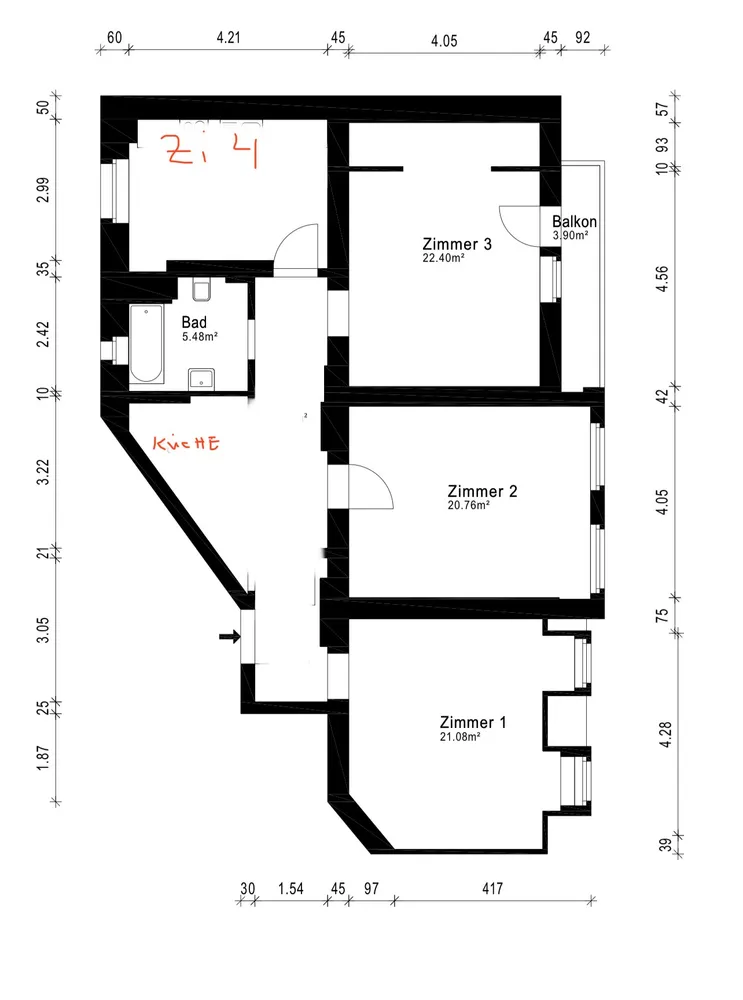 4 Zimmer Wohnung mit 104 m² in Berlin – Bild 7