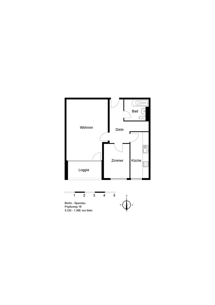 2 Zimmer Wohnung mit 58 m² in Berlin – Bild 4