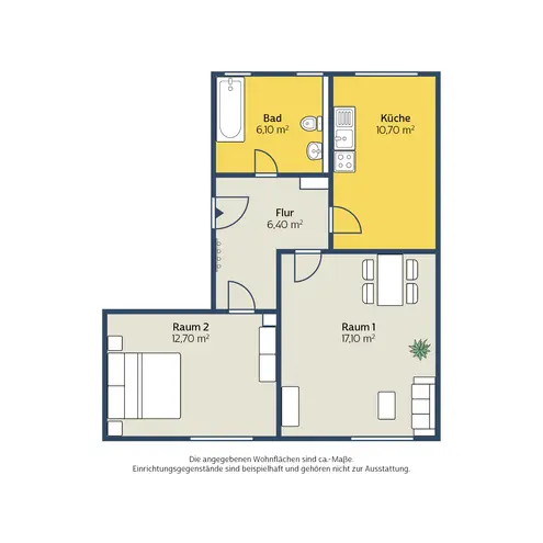 2 Zimmer Wohnung mit 52 m² in Leipzig – Bild 7