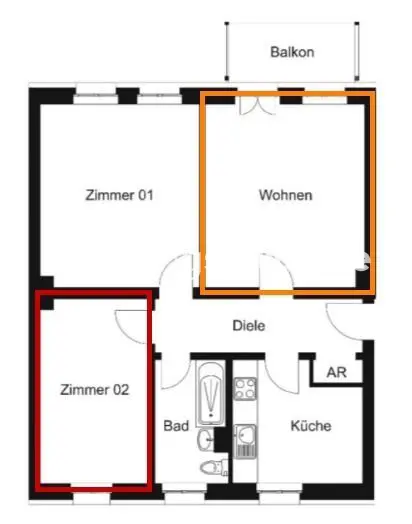 2 Zimmer Wohnung mit 55 m² in Merseburg – Bild 9