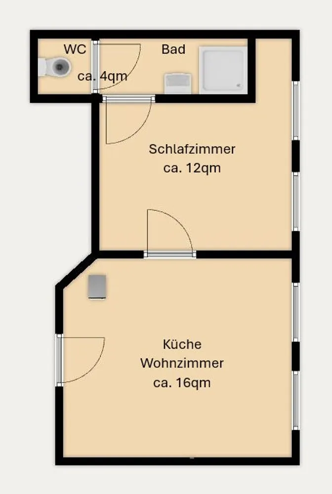 2 Zimmer Wohnung mit 32 m² in Iserlohn – Bild 7