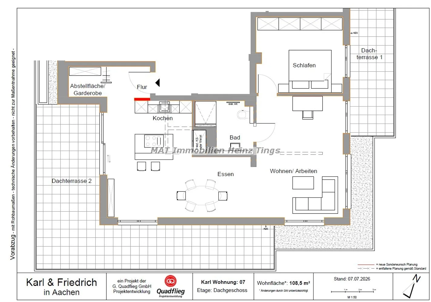 2 Zimmer Wohnung mit 108 m² in Aachen – Bild 6