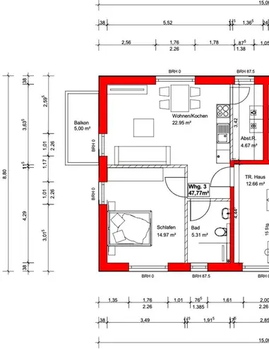 2 Zimmer Wohnung mit 48 m² in Bremen – Bild 9