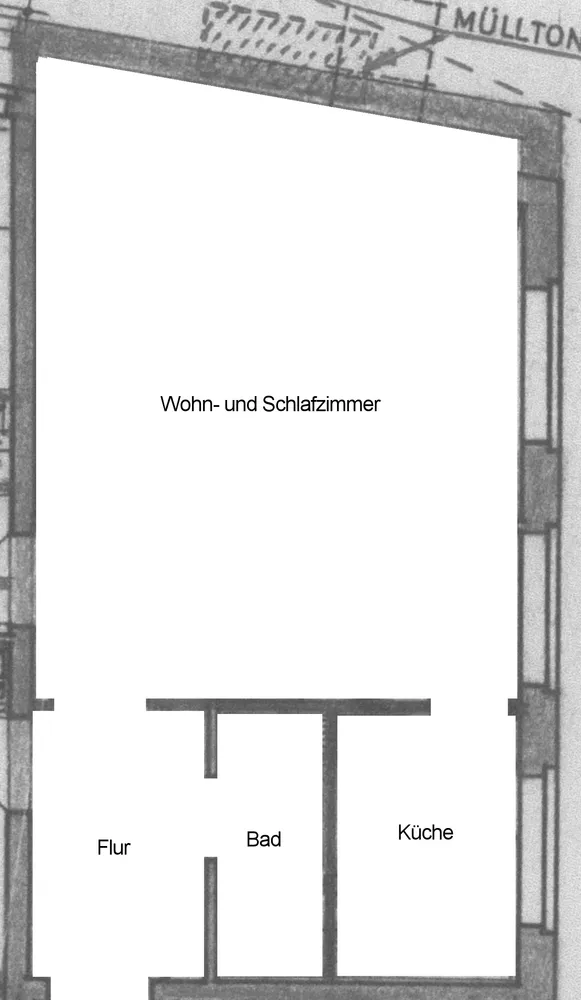 1 Zimmer Wohnung mit 39 m² in Hannover – Bild 2