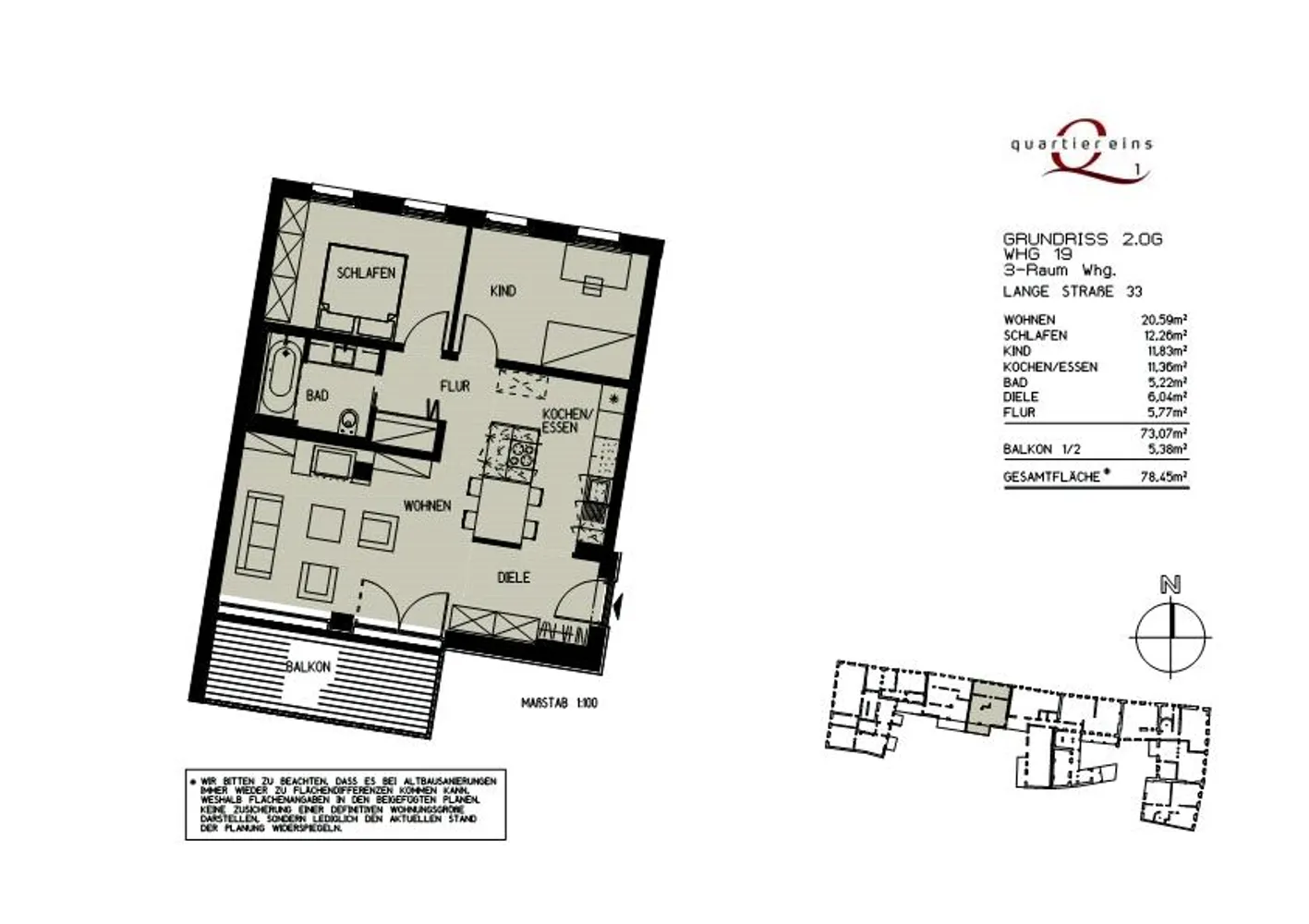 3 Zimmer Wohnung mit 78 m² in Pirna – Bild 8
