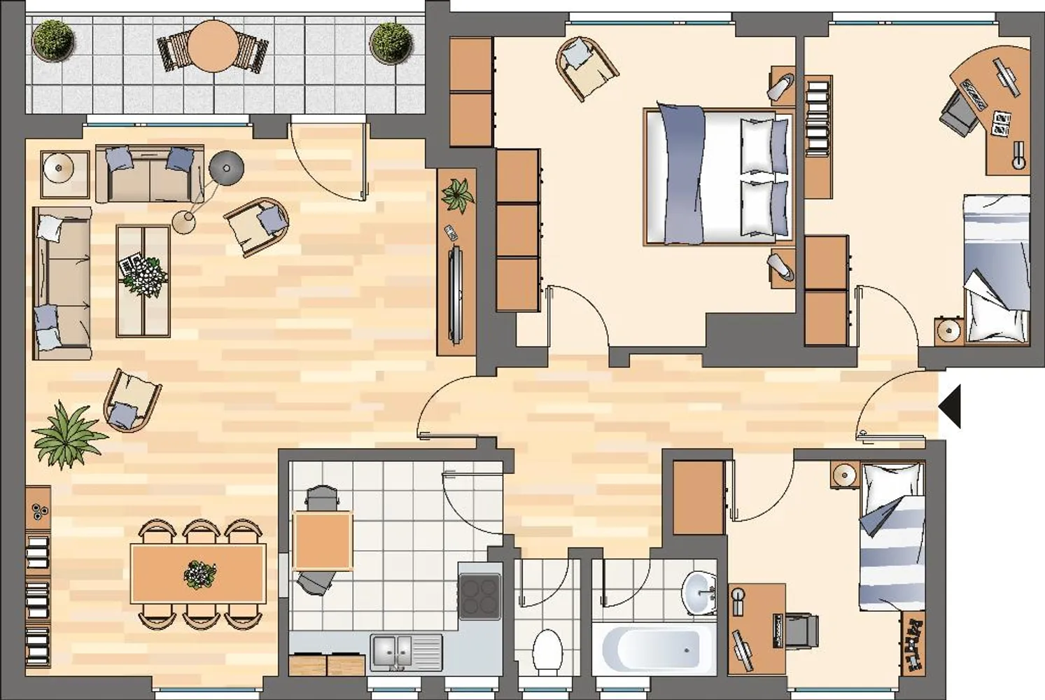 4 Zimmer Wohnung mit 96 m² in Arnsberg – Bild 2