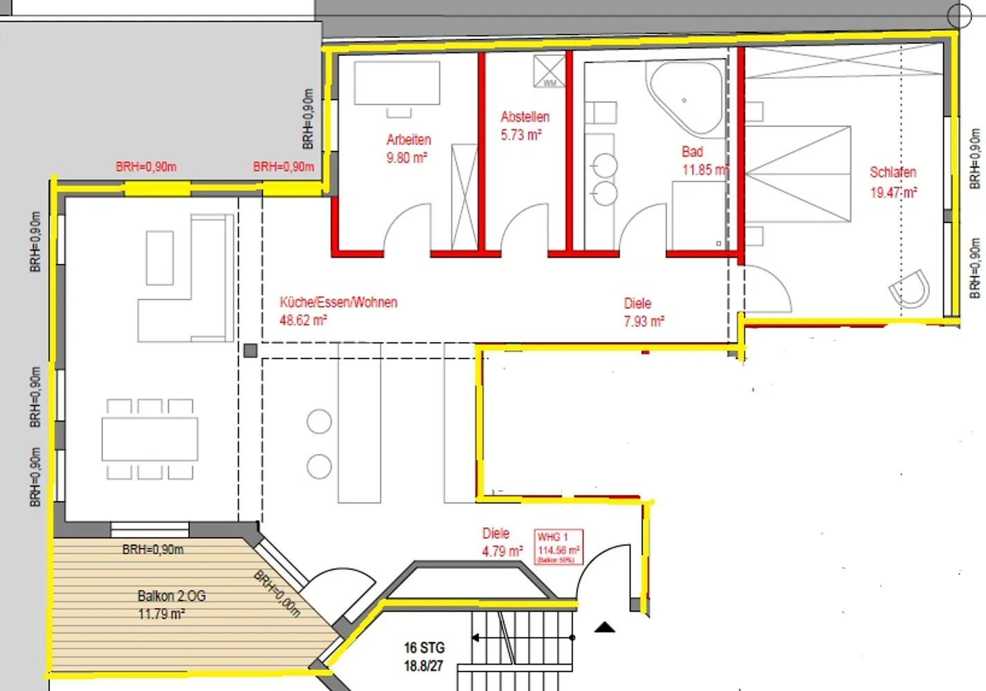 3 Zimmer Wohnung mit 115 m² in Limburg an der Lahn – Bild 6