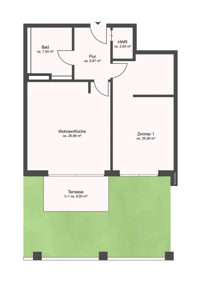 2 Zimmer Wohnung mit 73 m² in Bremen – Bild 5