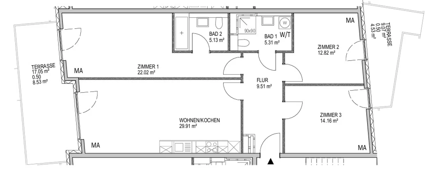 4 Zimmer Wohnung mit 112 m² in Mainz – Bild 8