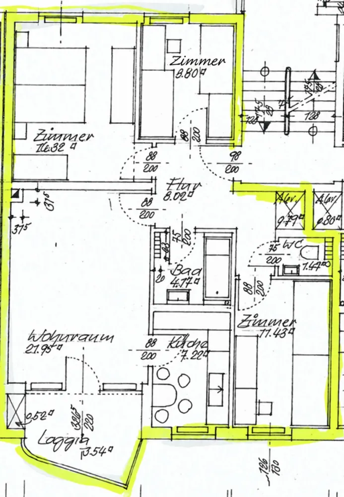4 Zimmer Wohnung mit 84 m² in München – Bild 9
