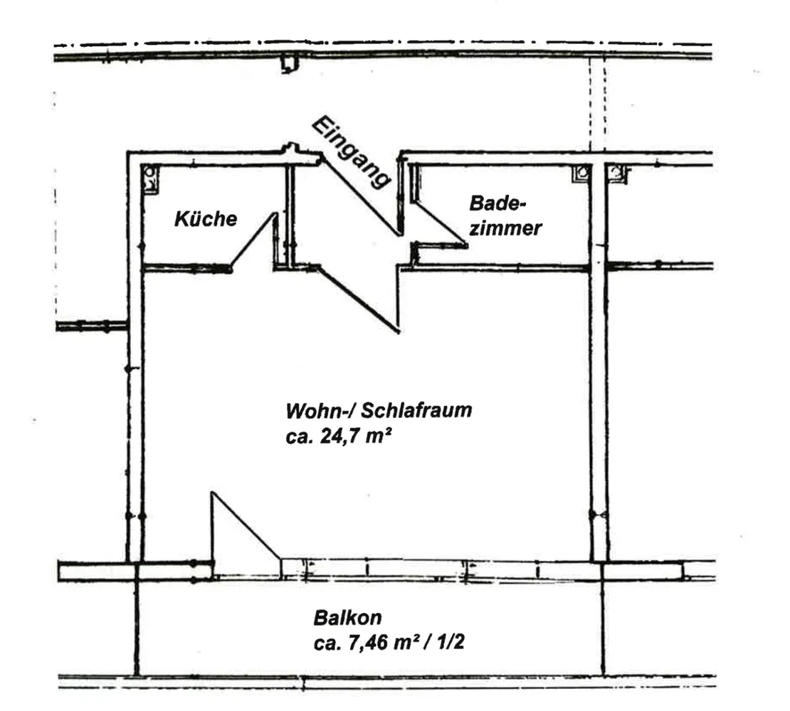 1 room apartment with 36 m² in Munich – Photo 5