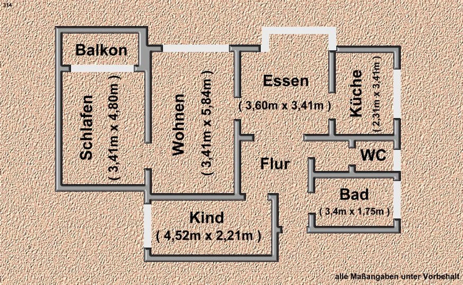 4 Zimmer Wohnung mit 87 m² in Altenburg – Bild 3