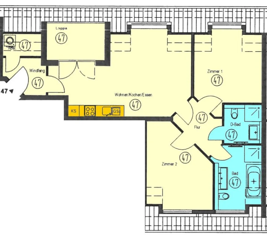3 Zimmer Wohnung mit 78 m² in Chemnitz – Bild 10