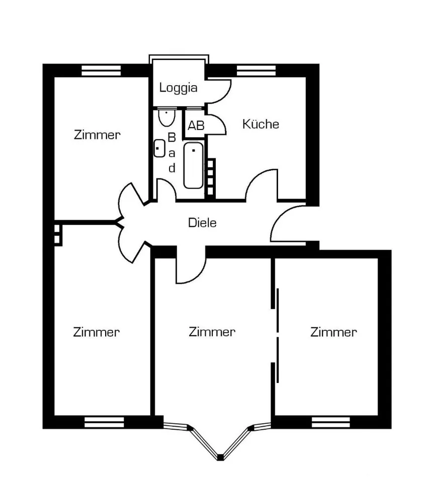 3 room apartment with 90 m² in Bonn – Photo 7