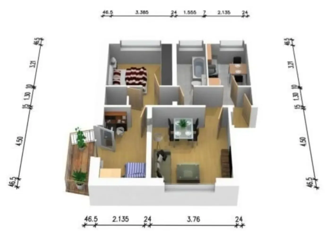 3 Zimmer Wohnung mit 60 m² in Chemnitz – Bild 5
