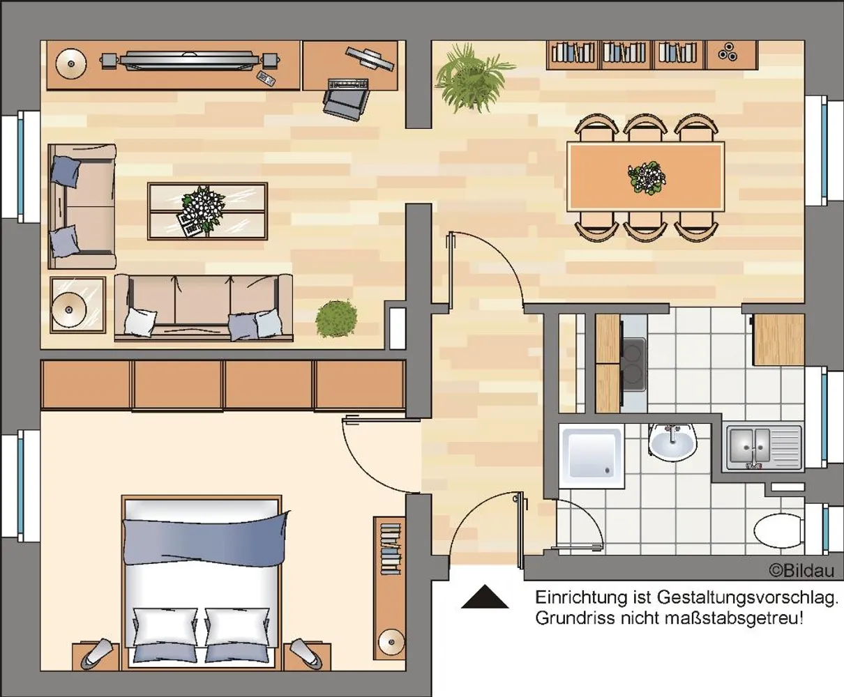 2 Zimmer Wohnung mit 51 m² in Gelsenkirchen – Bild 3