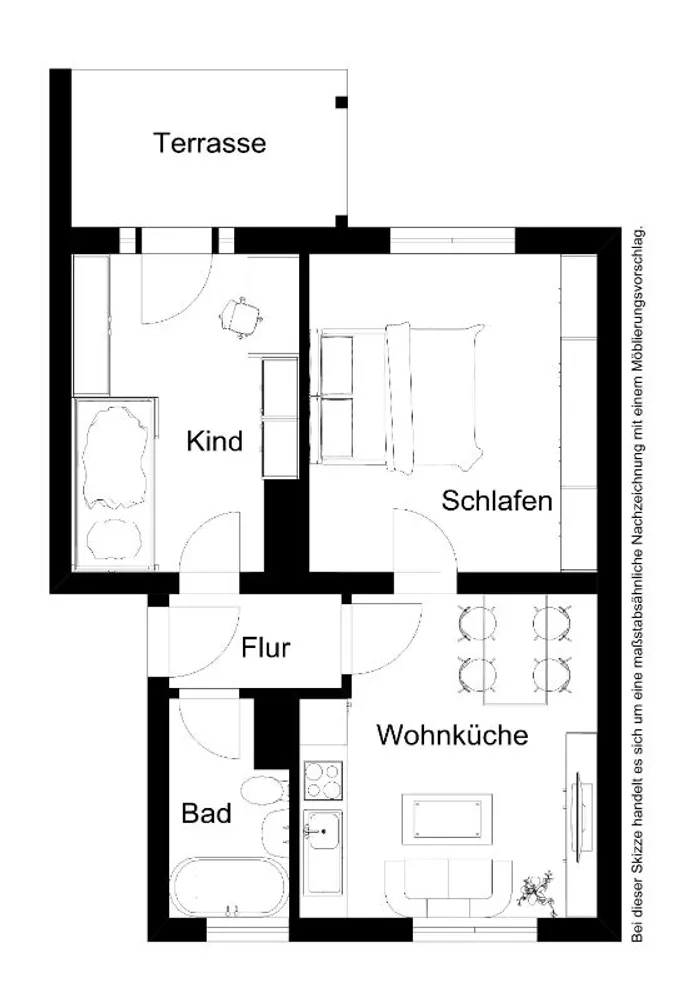 2 Zimmer Wohnung mit 53 m² in Düsseldorf – Bild 9