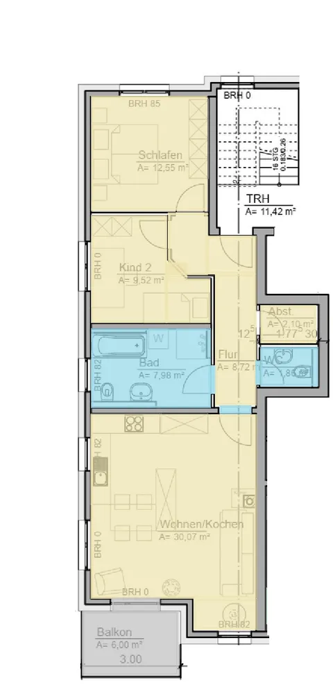 3 Zimmer Wohnung mit 79 m² in Coswig – Bild 1