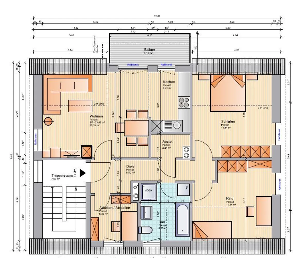 4 Zimmer Wohnung mit 76 m² in Marburg – Bild 5