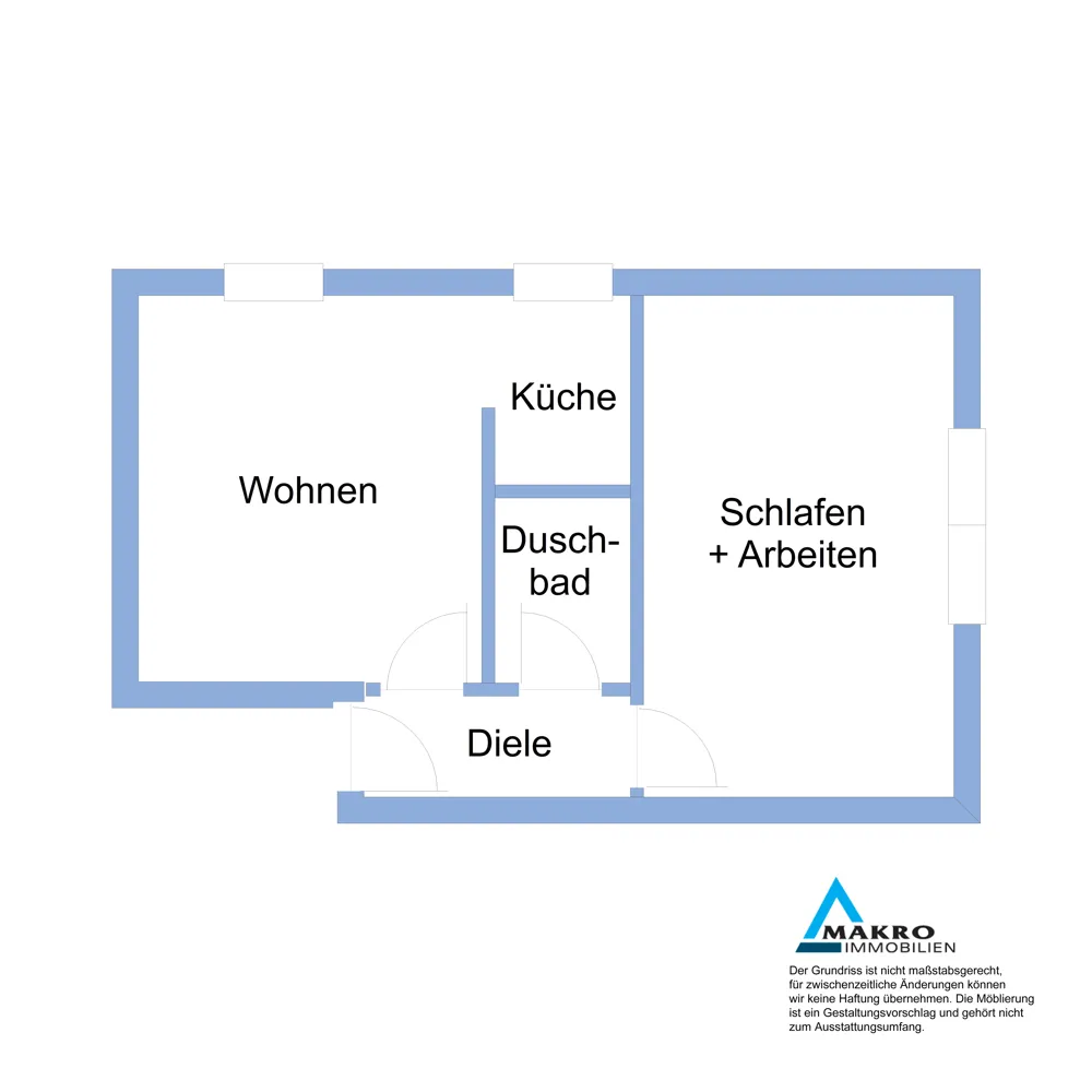 2 Zimmer Wohnung mit 33 m² in Elmshorn – Bild 6