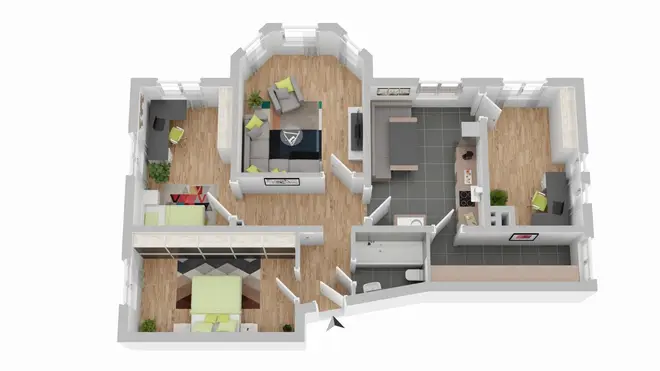 4 Zimmer Wohnung mit 96 m² in Hamburg – Bild 12