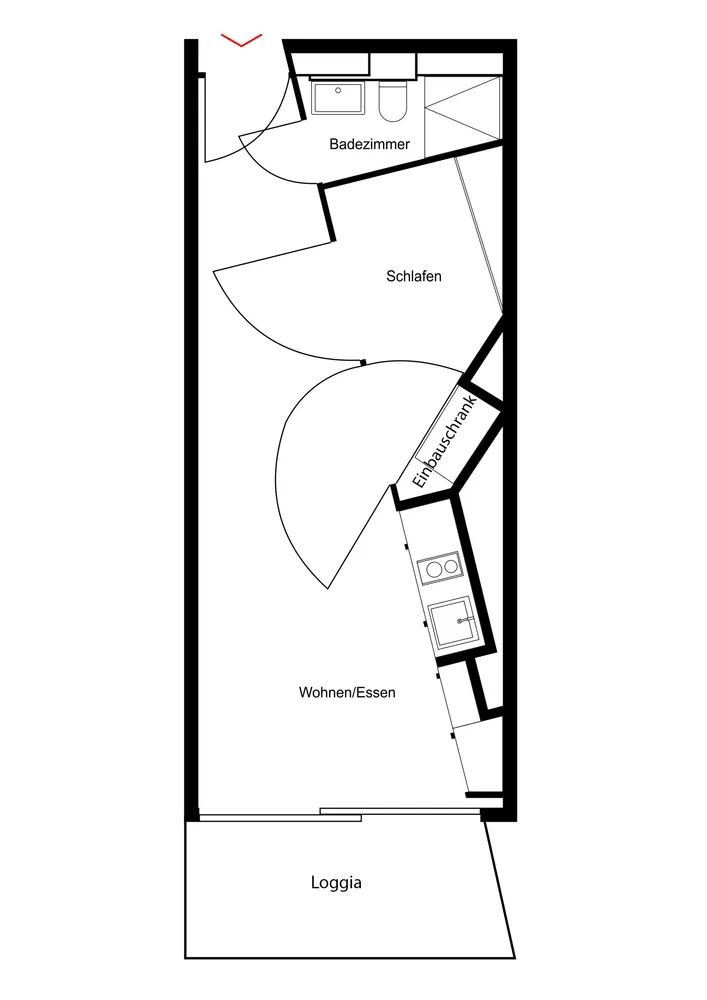 1 Zimmer Wohnung mit 27 m² in Berlin – Bild 3