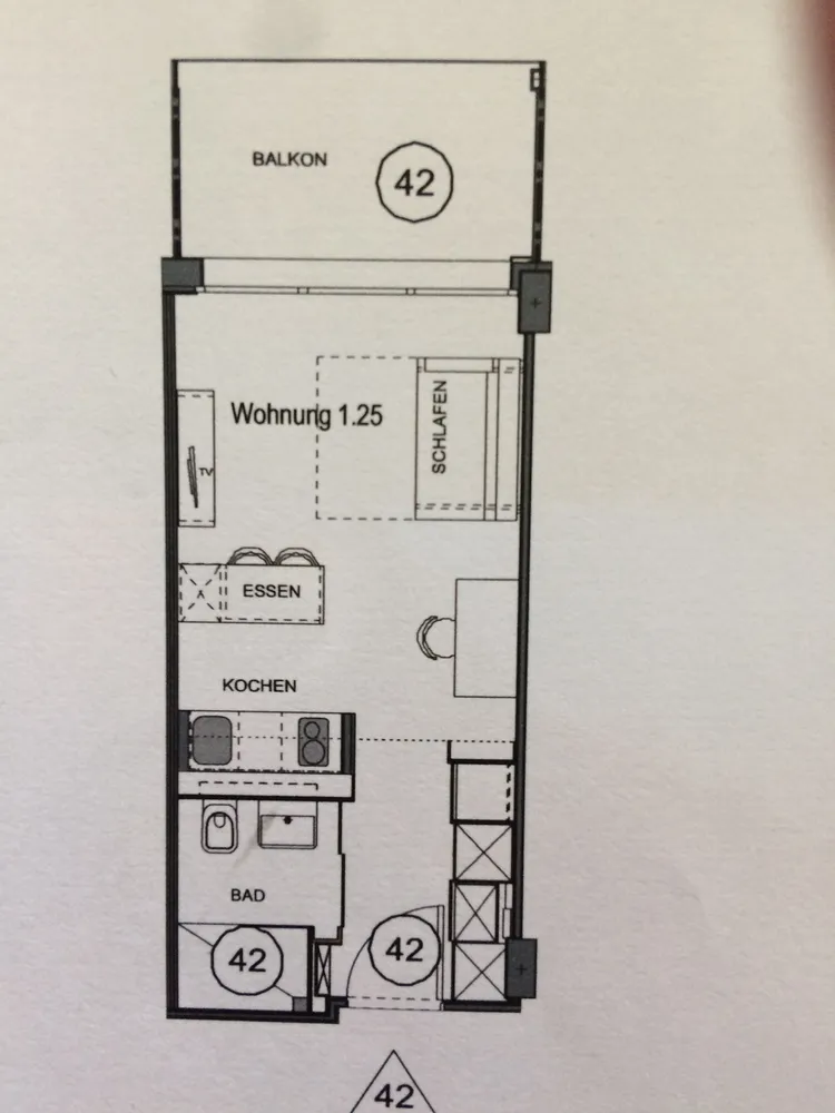 1 Zimmer Wohnung mit 29 m² in München – Bild 4