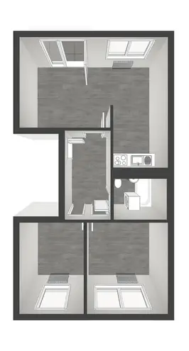 3 Zimmer Wohnung mit 57 m² in Halle (Saale) – Bild 9
