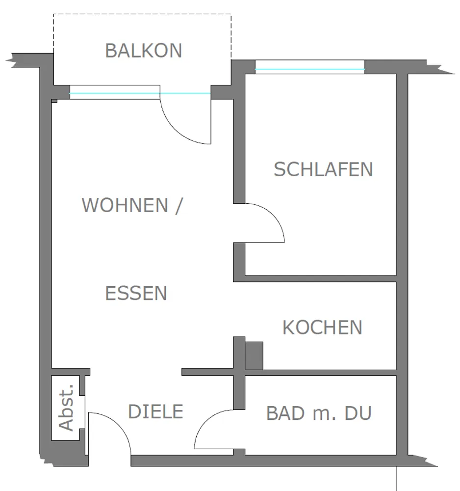 2 Zimmer Wohnung mit 53 m² in Wuppertal – Bild 11