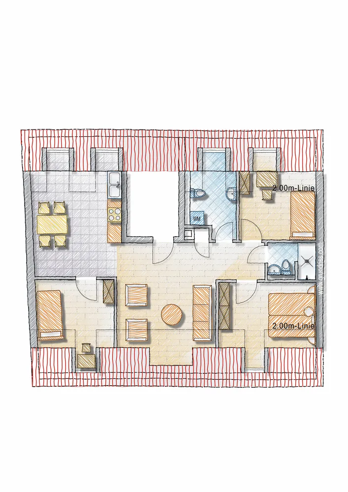 4 Zimmer Wohnung mit 86 m² in Nürnberg – Bild 2
