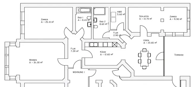 4 Zimmer Wohnung mit 152 m² in Halle (Saale) – Bild 5