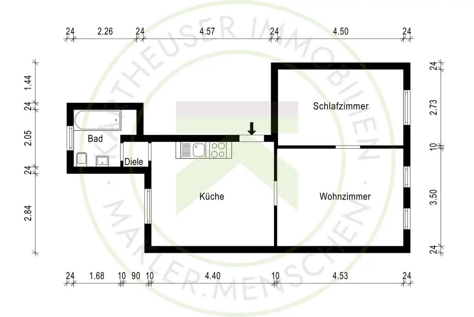 2 Zimmer Wohnung mit 50 m² in Velbert – Bild 8