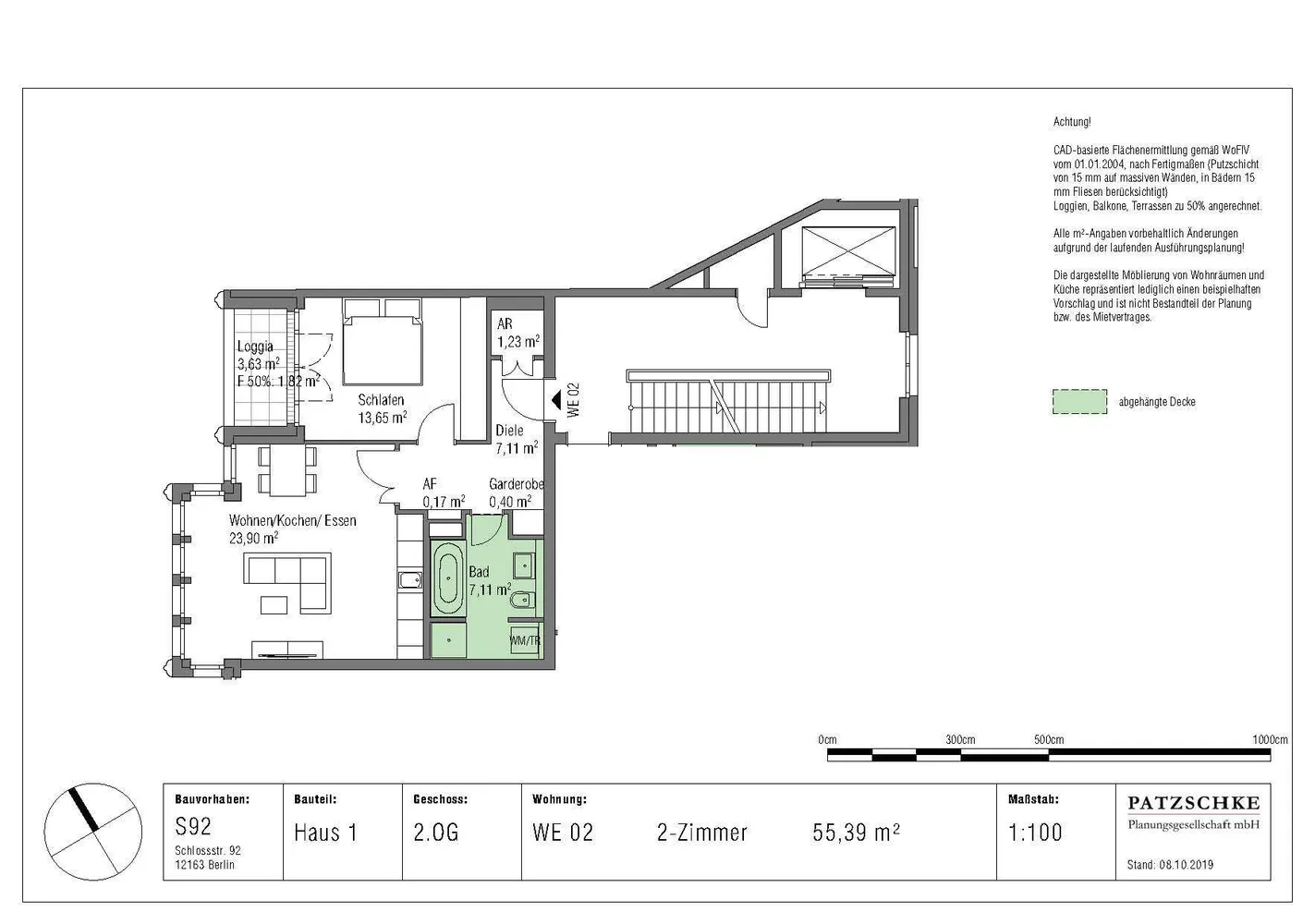 2 Zimmer Wohnung mit 55 m² in Berlin – Bild 11