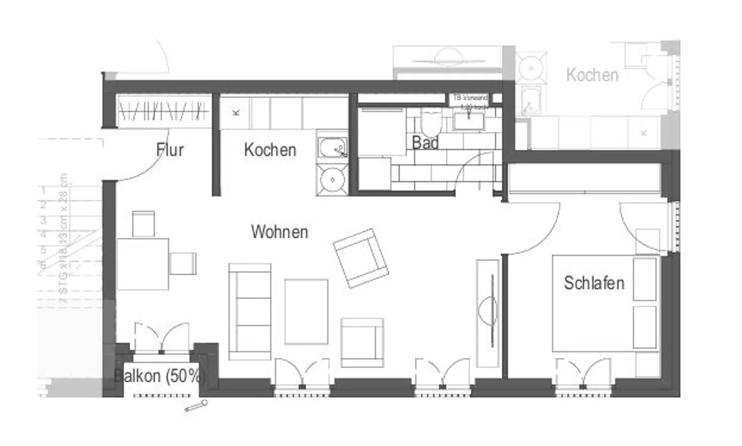 2 Zimmer Wohnung mit 48 m² in Dresden – Bild 6