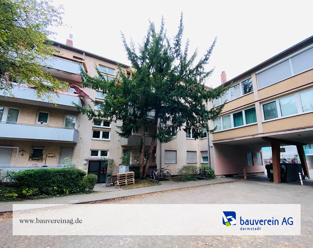 1 room apartment with 35 m² in Darmstadt – Photo 1
