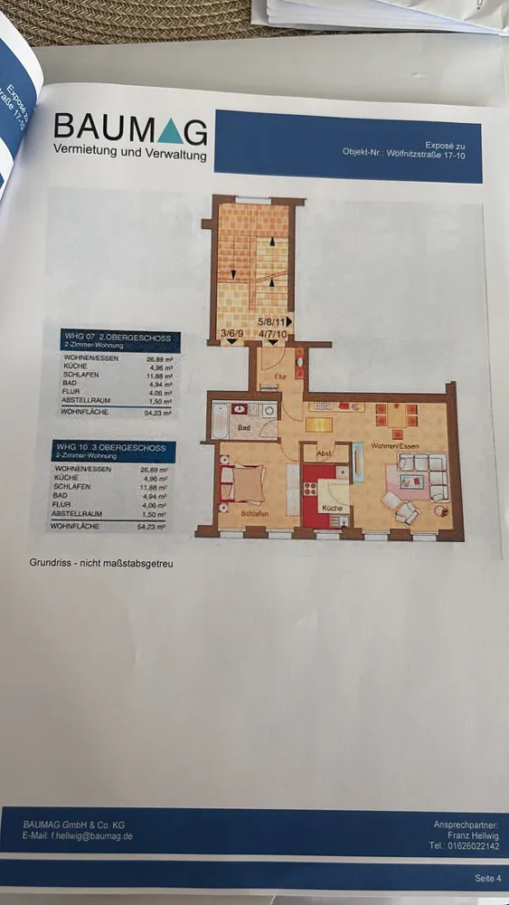 2 Zimmer Wohnung mit 54 m² in Dresden – Bild 2