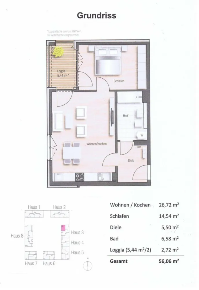 2 Zimmer Wohnung mit 54 m² in München – Bild 10