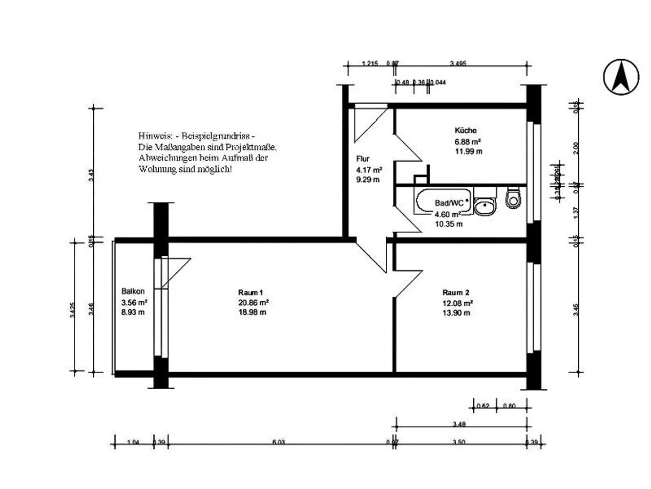 2 Zimmer Wohnung mit 51 m² in Halle (Saale) – Bild 5