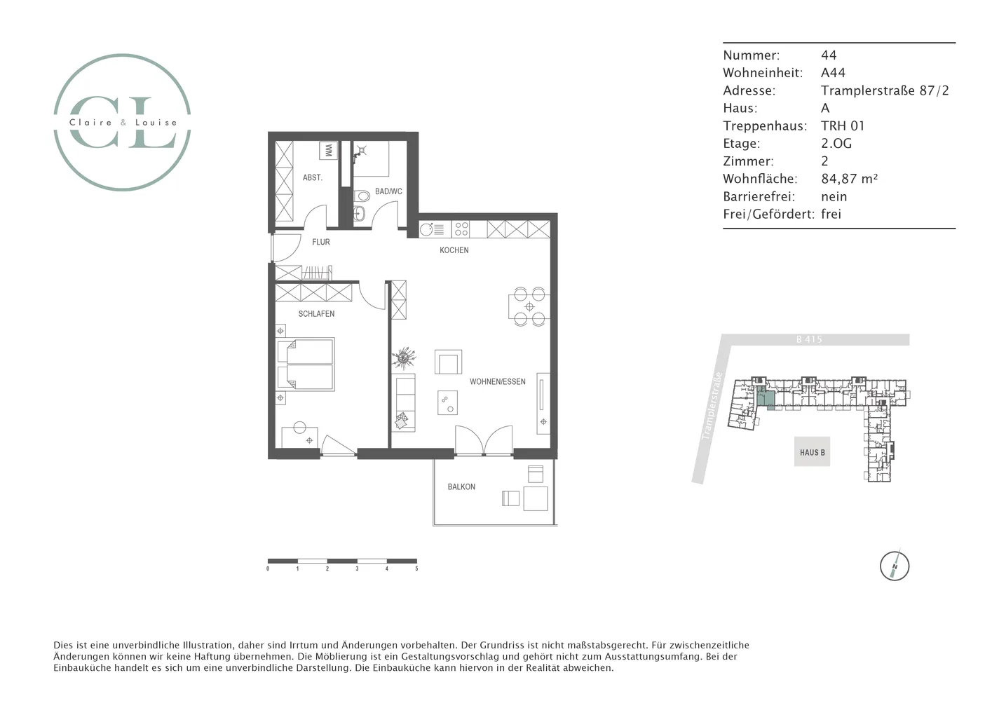2 Zimmer Wohnung mit 85 m² in Lahr/Schwarzwald – Bild 3