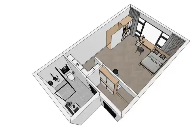 1 Zimmer Wohnung mit 20 m² in Stuttgart – Bild 12
